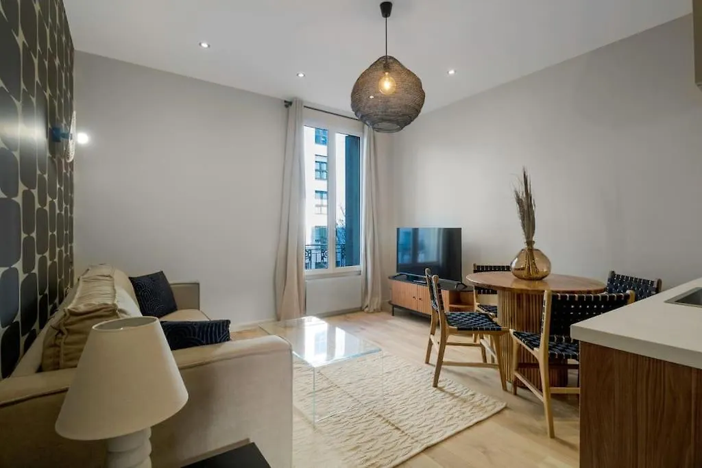公寓 12.appart 4pers#1 Bedroom #pere Lachaise #nation